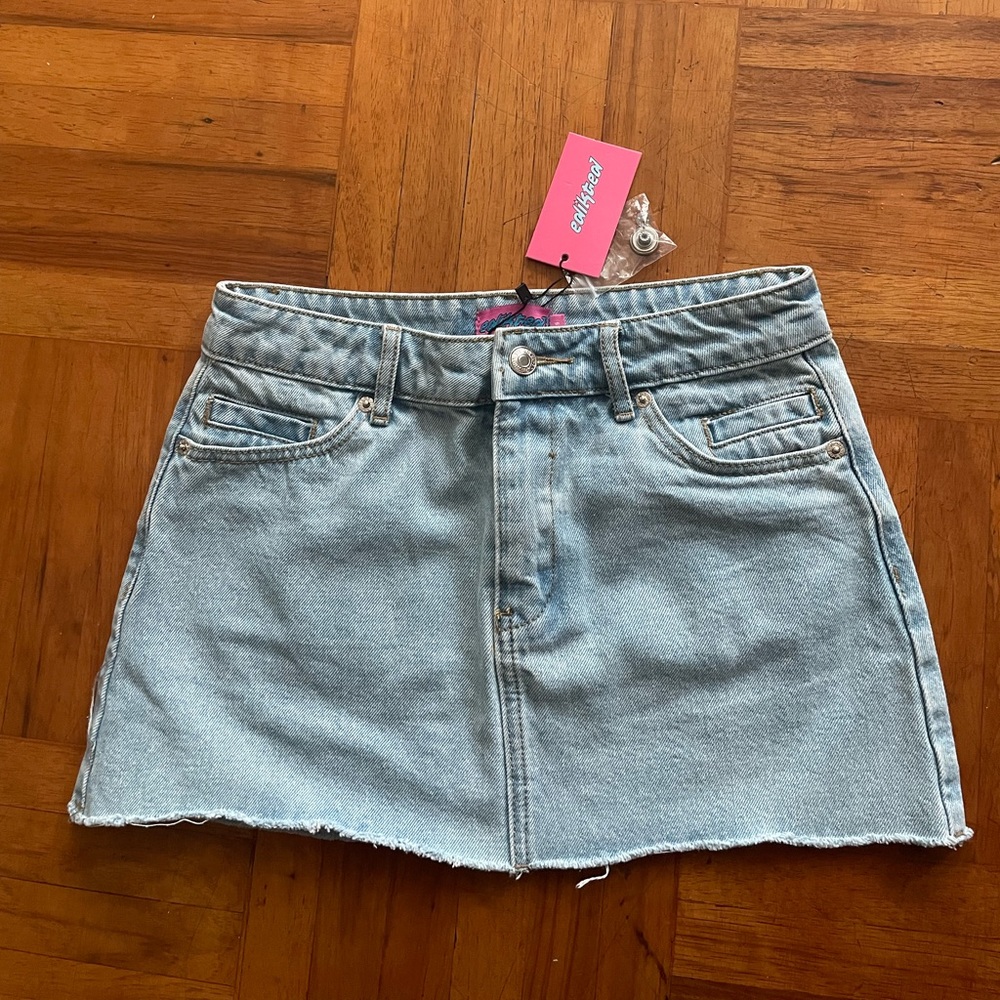 Denim Mini Skirt